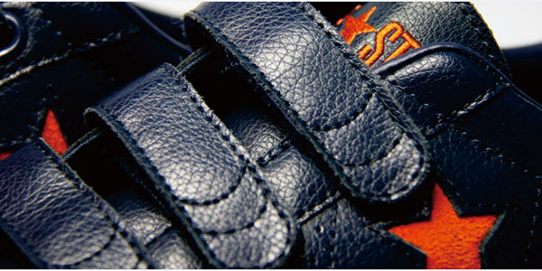 sports black colour shoe with velcro