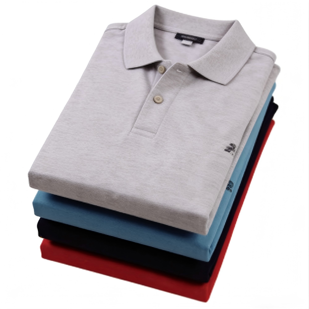 stacked polo shirt