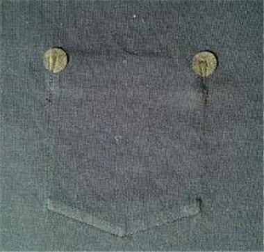 triangle pocket with pocket label